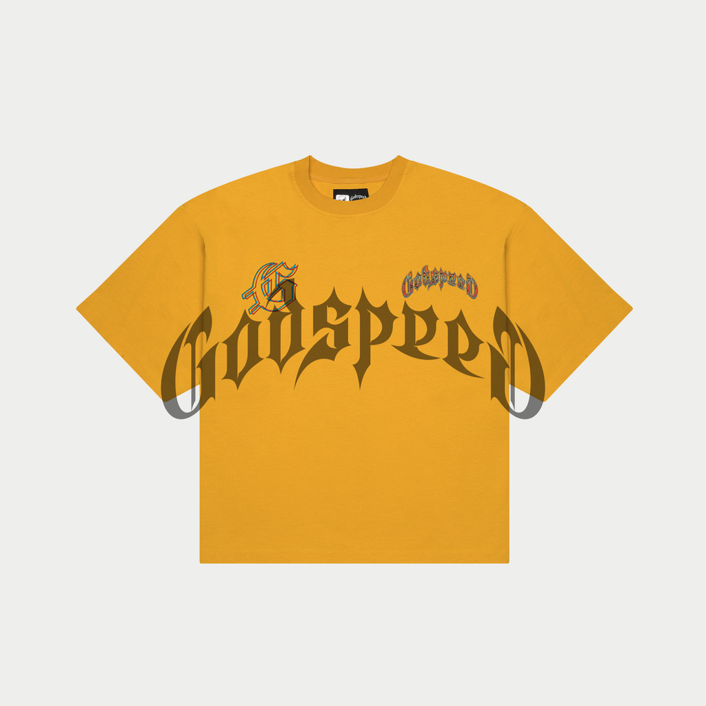 Godspeed T-Shirt - Natural Disaster - Canary