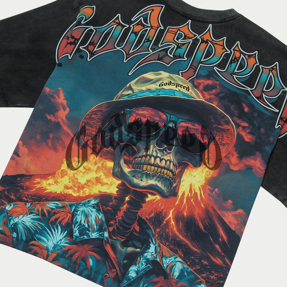 Godspeed - T-Shirt - Natural Disaster - Black Wash