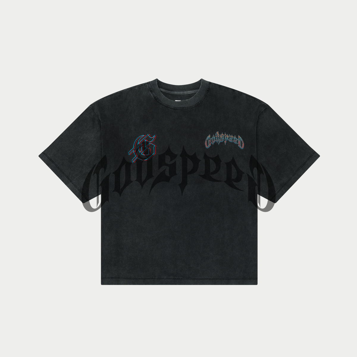 Godspeed - T-Shirt - Natural Disaster - Black Wash