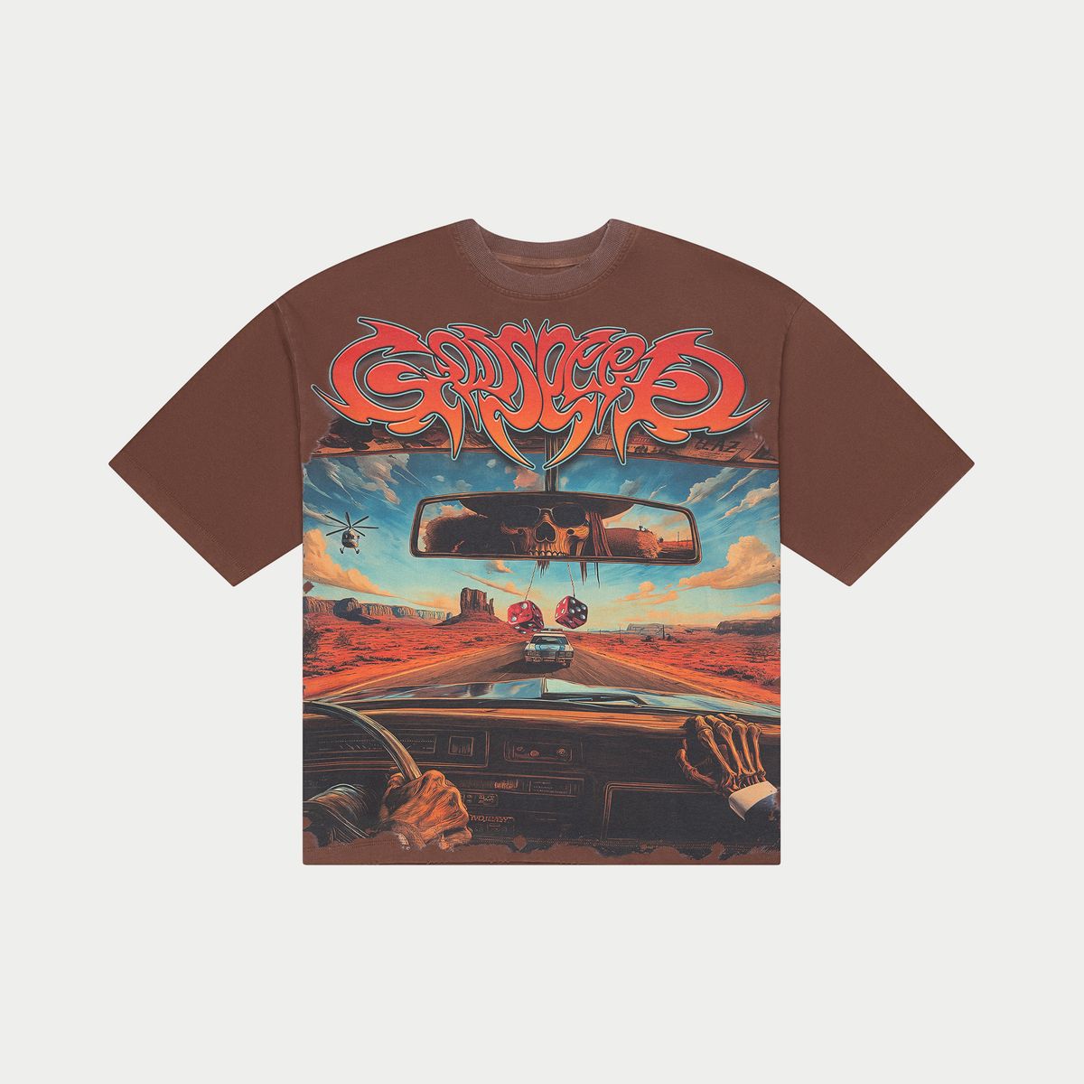 Godspeed T-Shirt - On The Run - Mocha