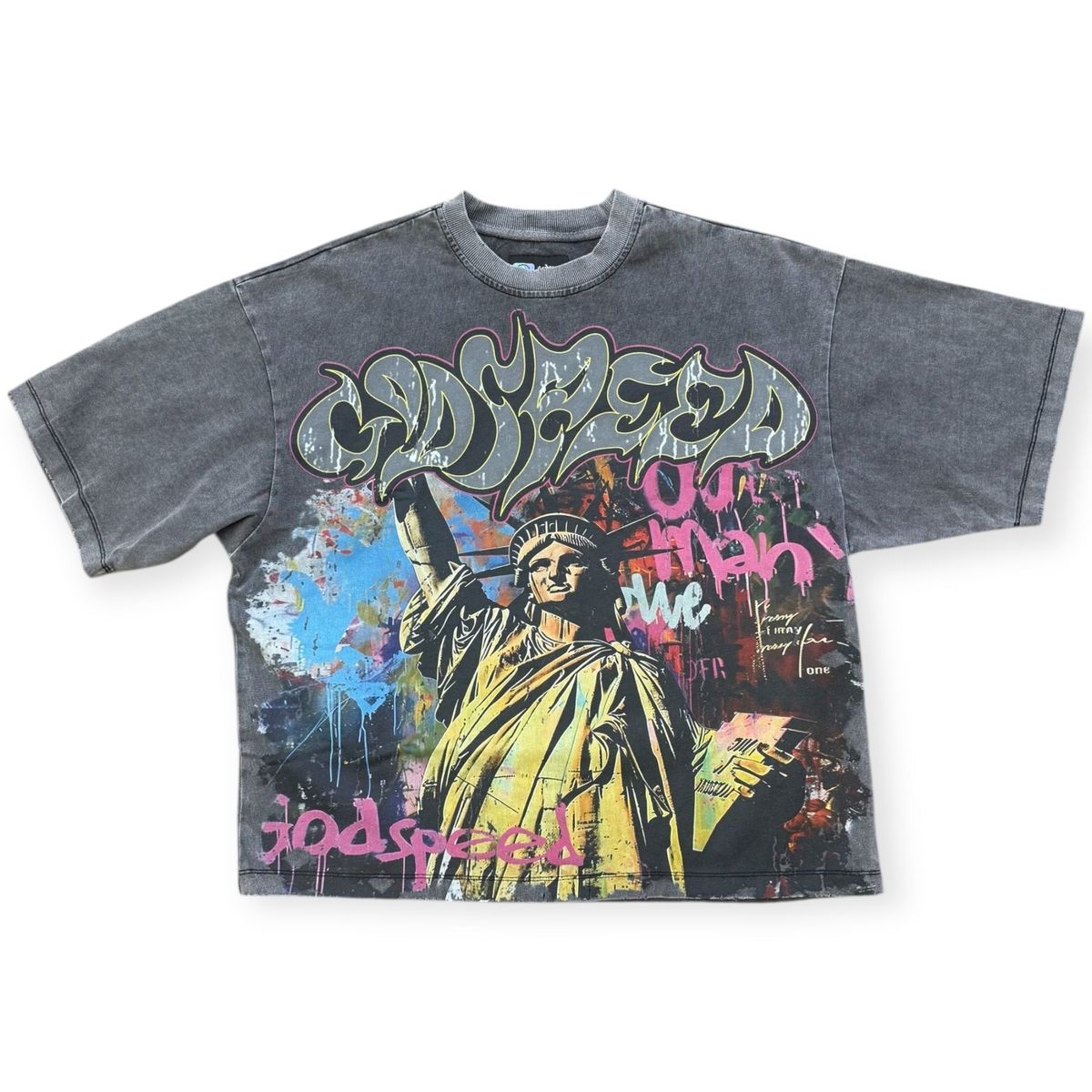Godspeed T-Shirt - Vandal - Grey Wash