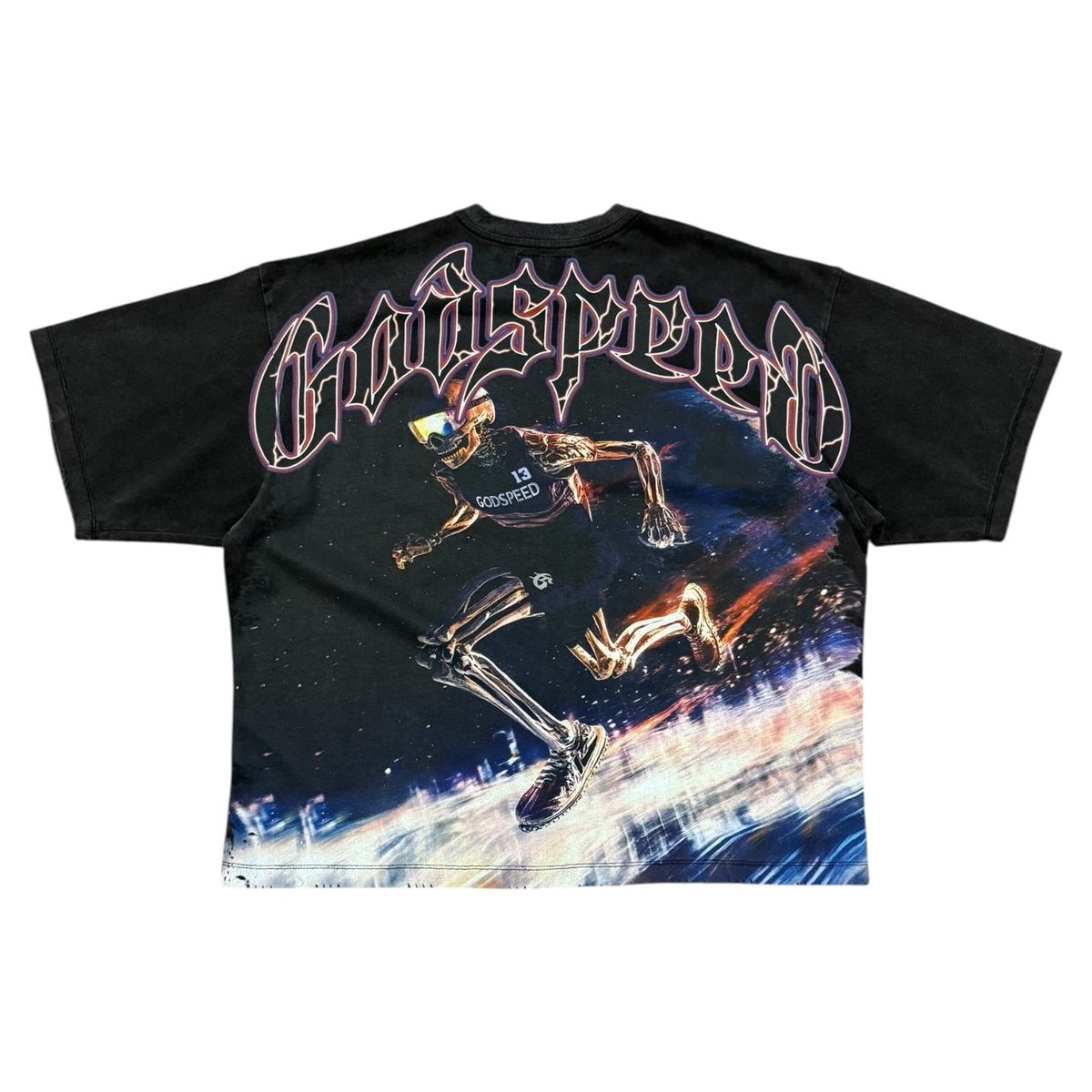 Godspeed T-Shirt - GSPD Run Club - Black