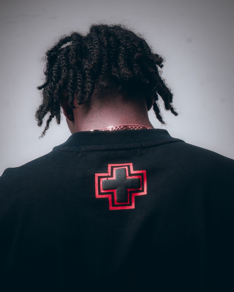 Hudson T-Shirt - +Icons Day 1 Tee - Black-Red - 587