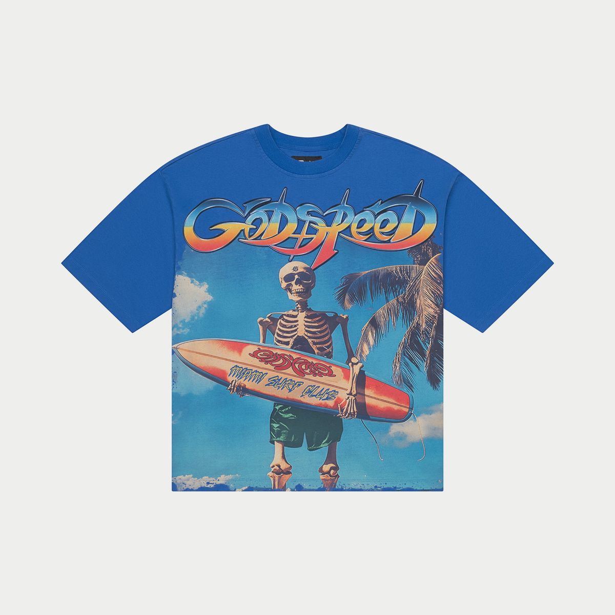 Godspeed T-Shirt - Miami Surf Club - Blue