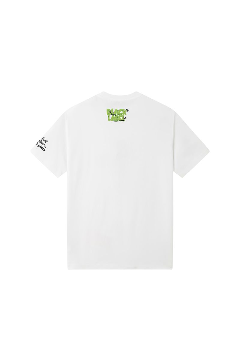 Black Label T-Shirt - Sleepless - White - BL-2012-W