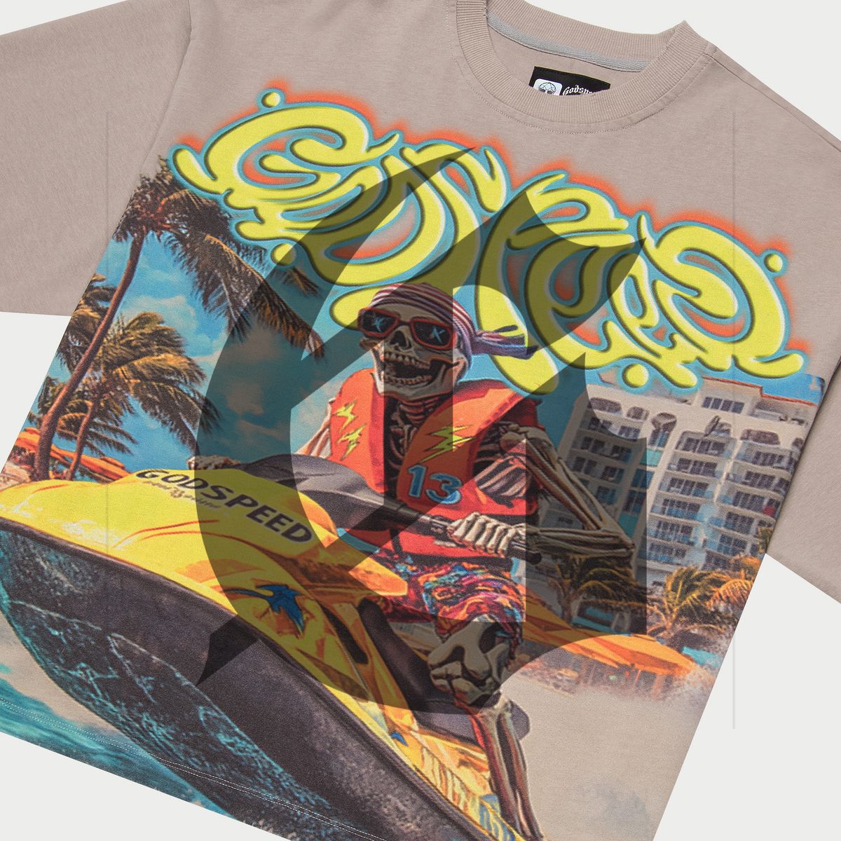 Godspeed - T-Shirt - Wave-Runner-Stone-Wash