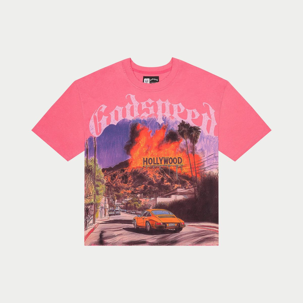 Godspeed - T-Shirt - Los-Scandalous-Pink-Wash