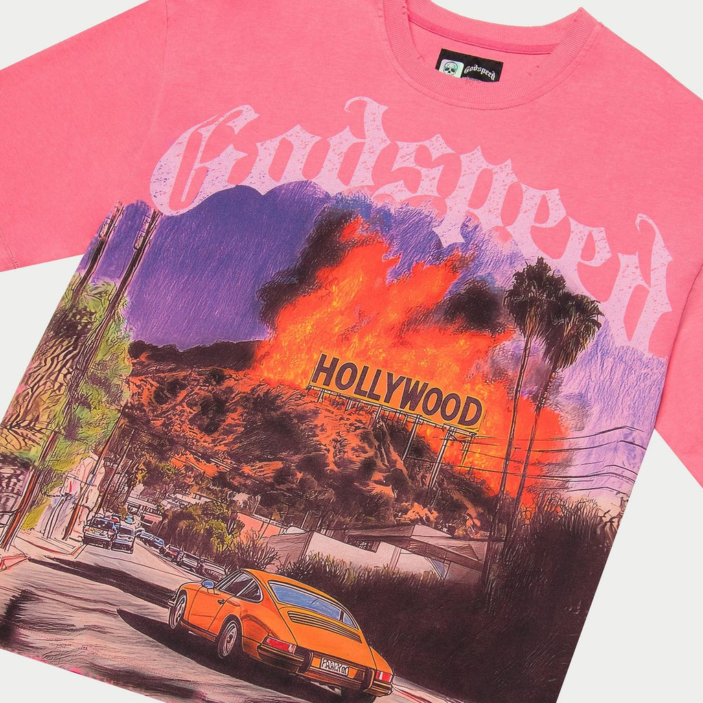 Godspeed - T-Shirt - Los-Scandalous-Pink-Wash