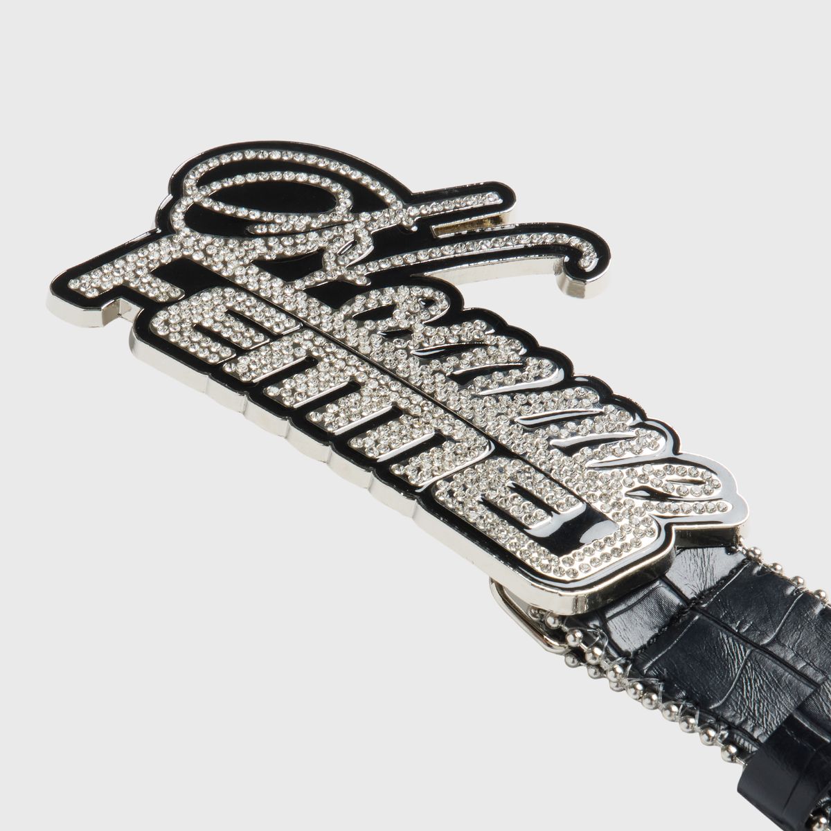 Homme+Femme Belt - Signature Exotic - Black Gator - HFSS2025301