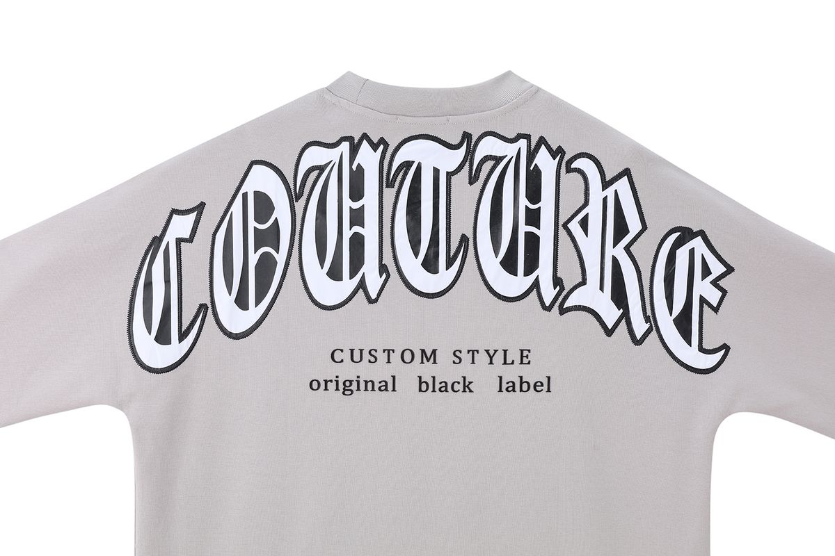 Black Label T-Shirt - Couture - Grey - 999-10-G