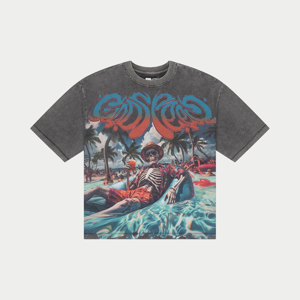 Godspeed - T-Shirt - Pool-Party-Grey-Wash