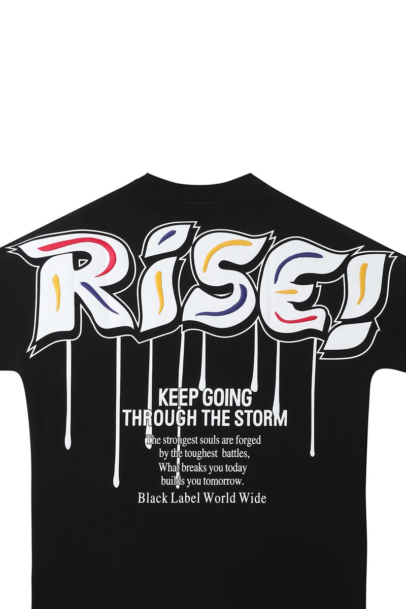 Black Label T-Shirt - Rise - Black - 521-B