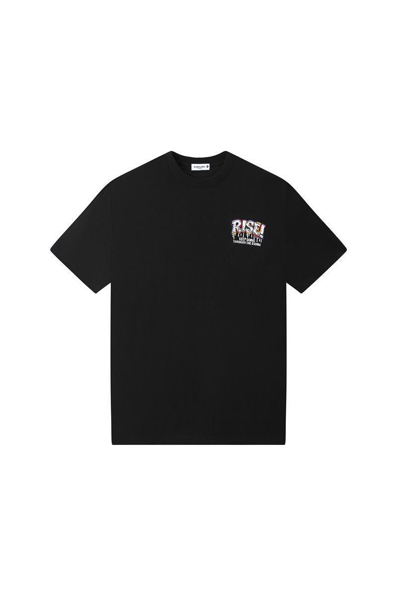 Black Label T-Shirt - Rise - Black - 521-B