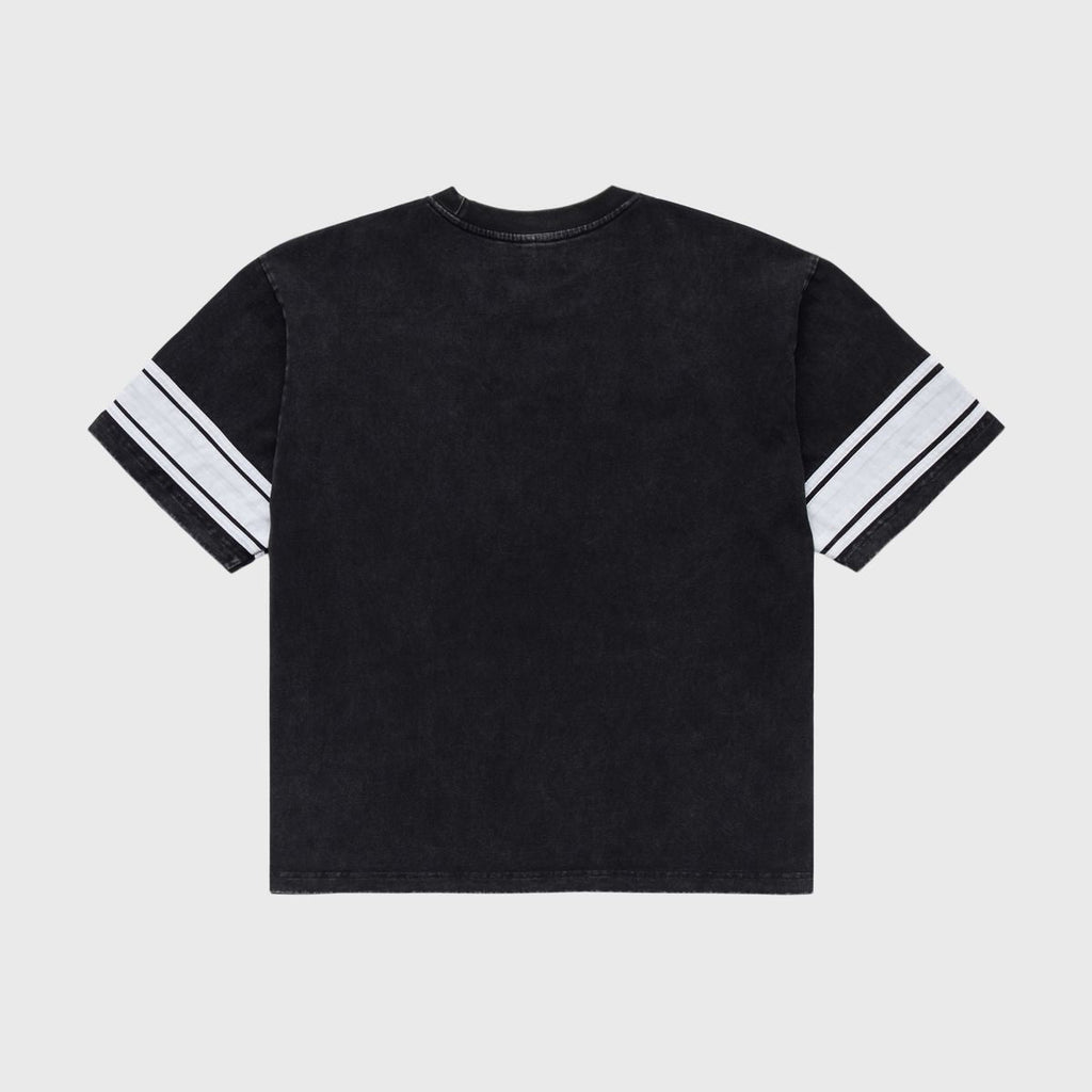 Homme+Femme T-Shirt - Paris Rhinestone Tee - Black - HFSS2025106