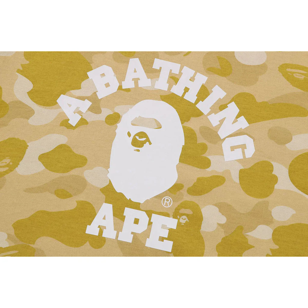 A Bathing Ape T-Shirt - Color Camo College - Yellow Camo - 1K30-109-002