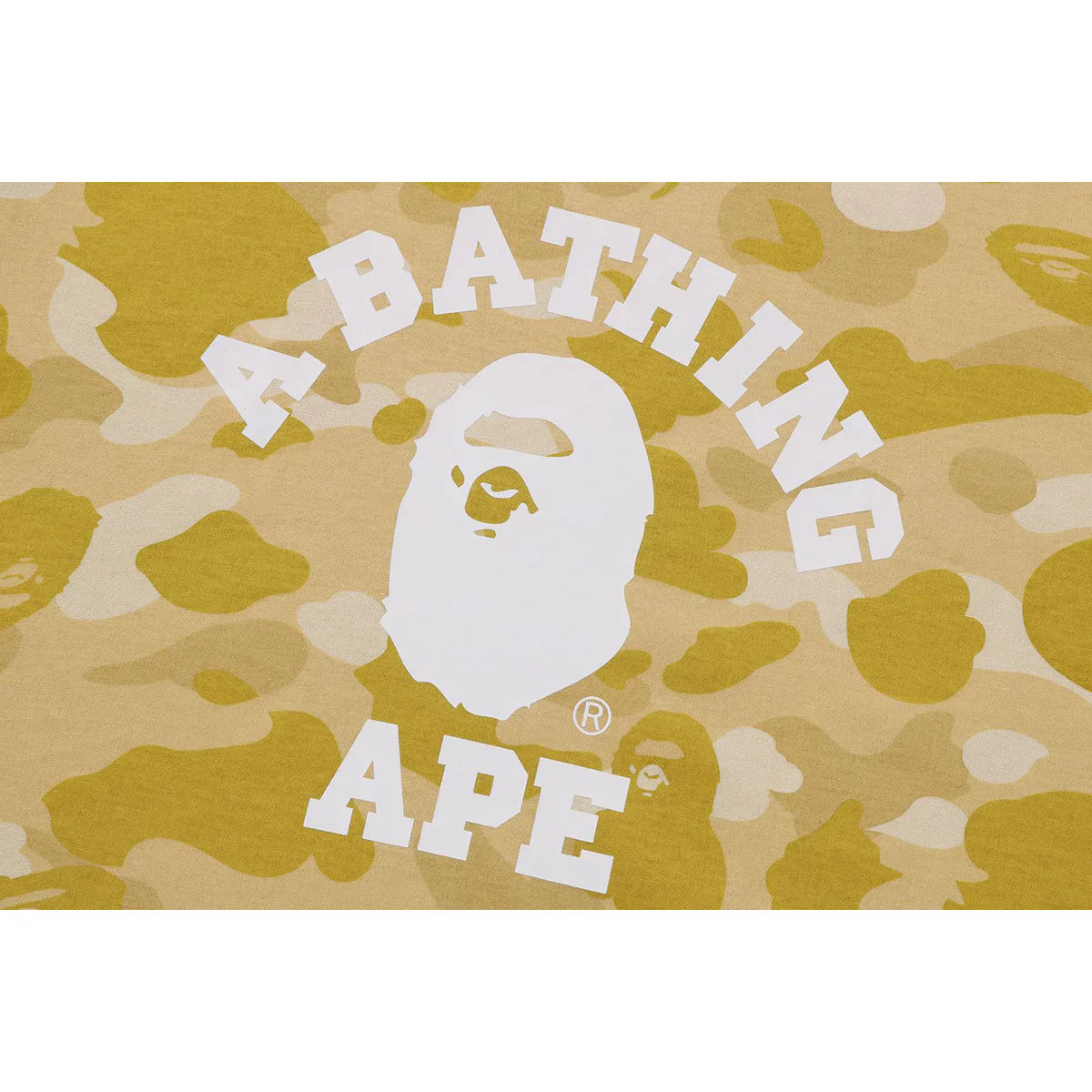 A Bathing Ape T-Shirt - Color Camo College - Yellow Camo - 1K30-109-002