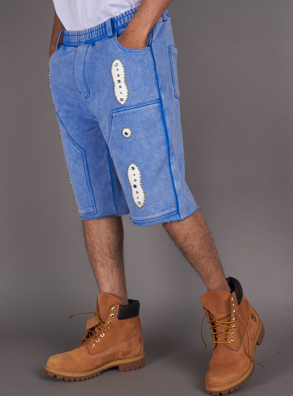 Politics Shorts - Keran - Washed Blue - 642