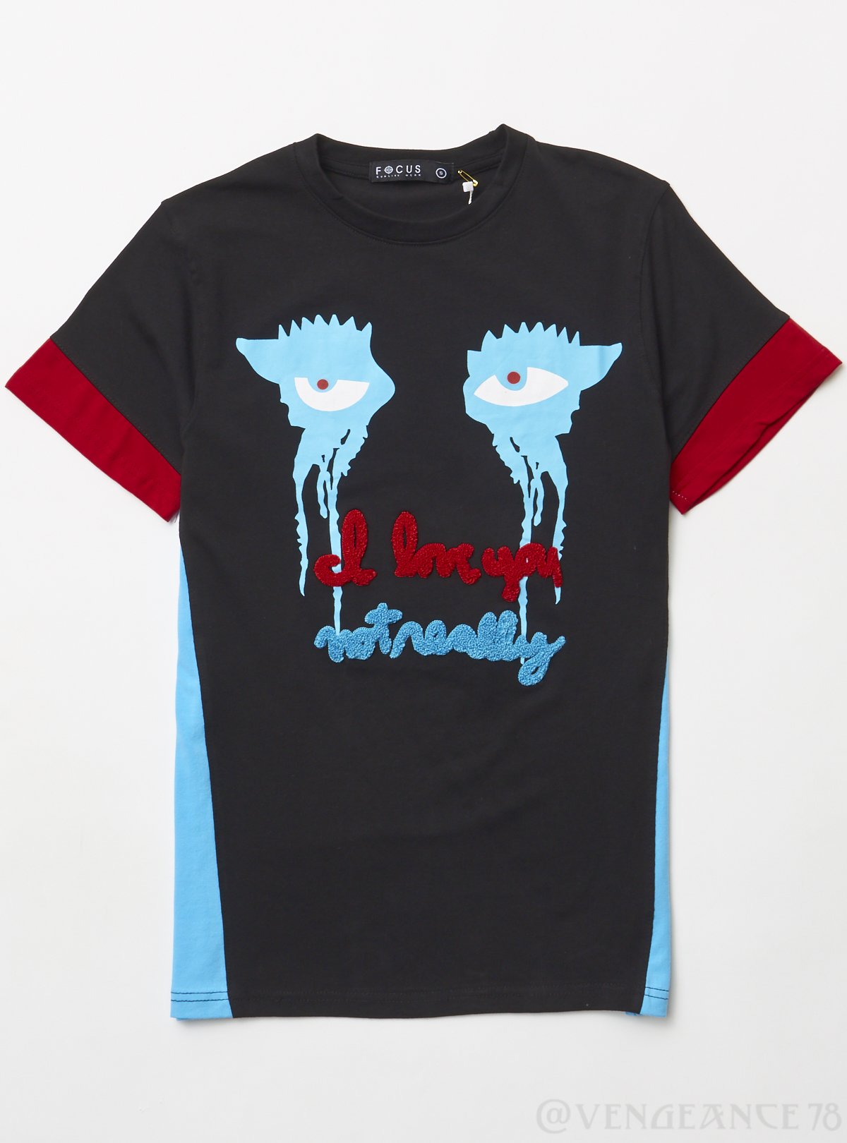 Focus T-Shirt - Dripping Eyes - Black - 80357