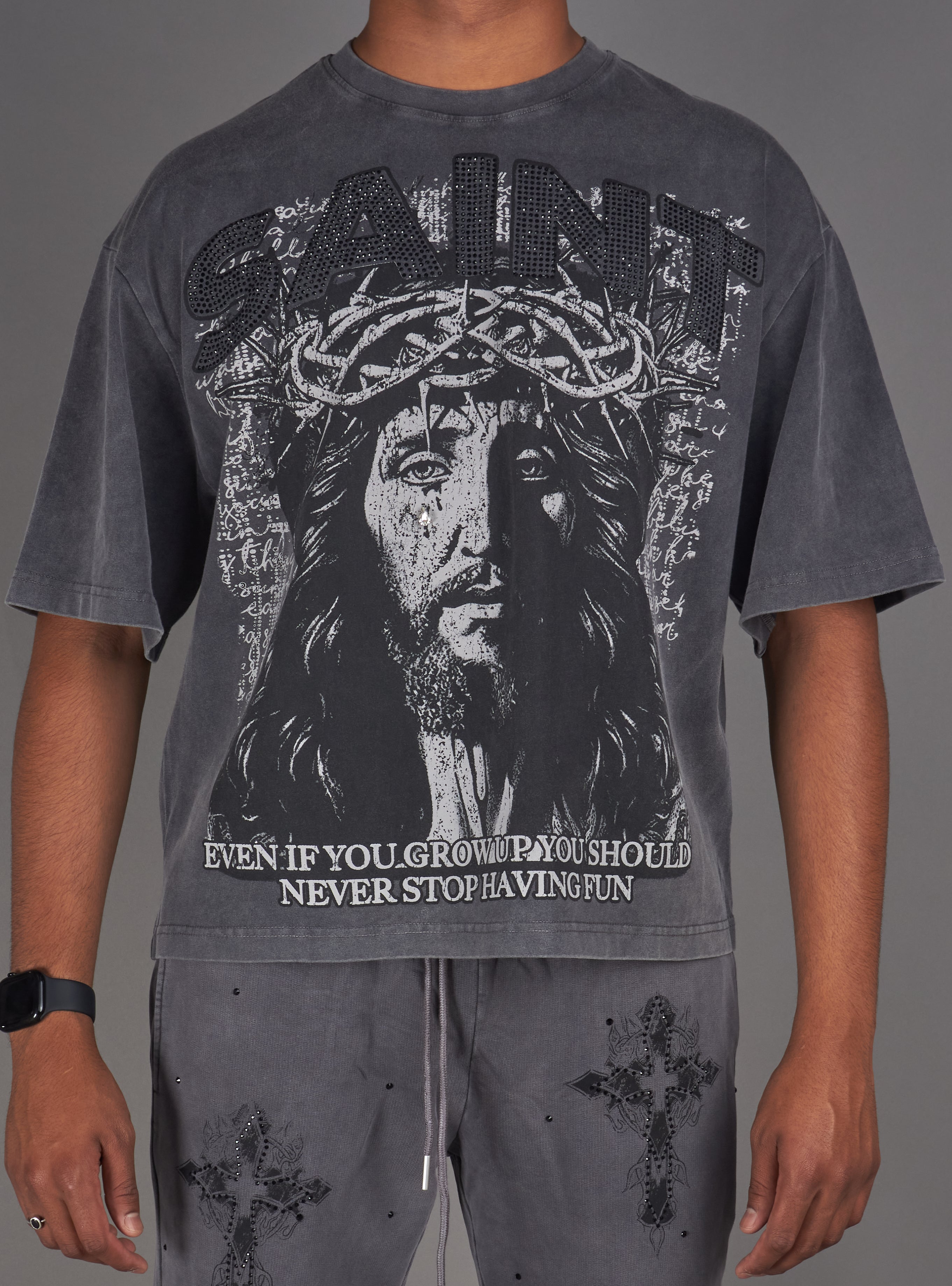 NME T-Shirt - Cole - Grey - 436