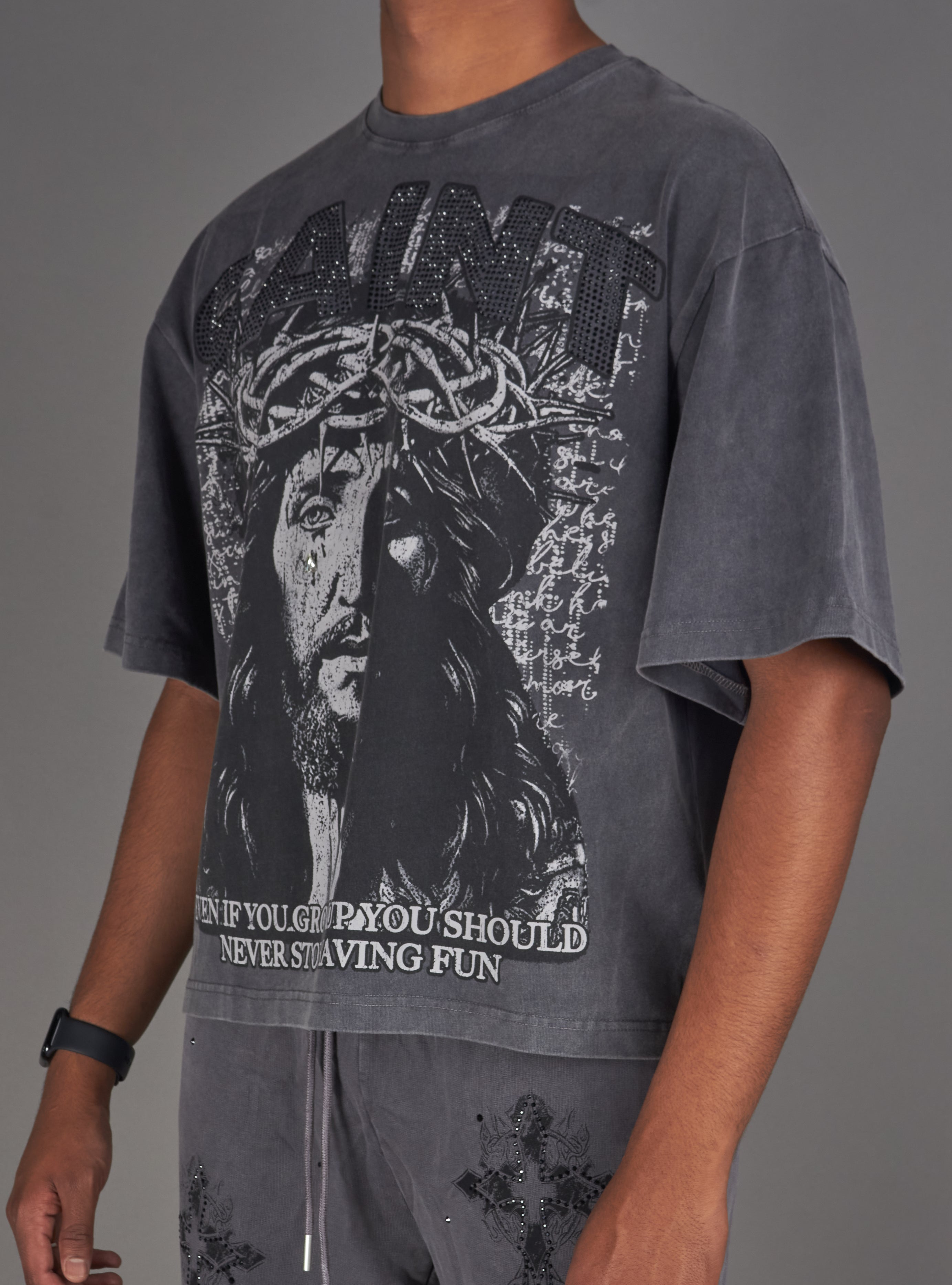 NME T-Shirt - Cole - Grey - 436