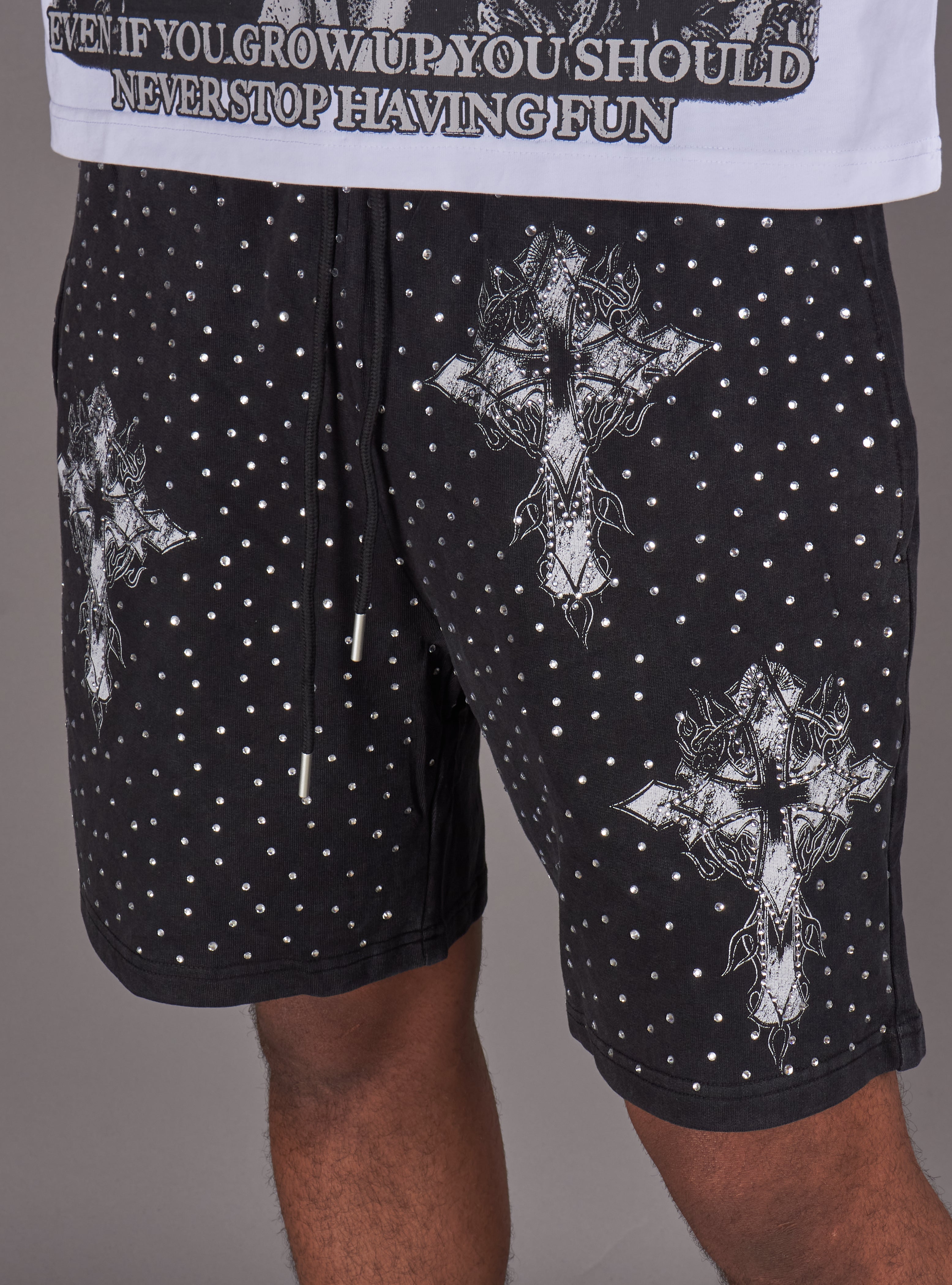 Nme Shorts - Arvin - Black Wash  - 866