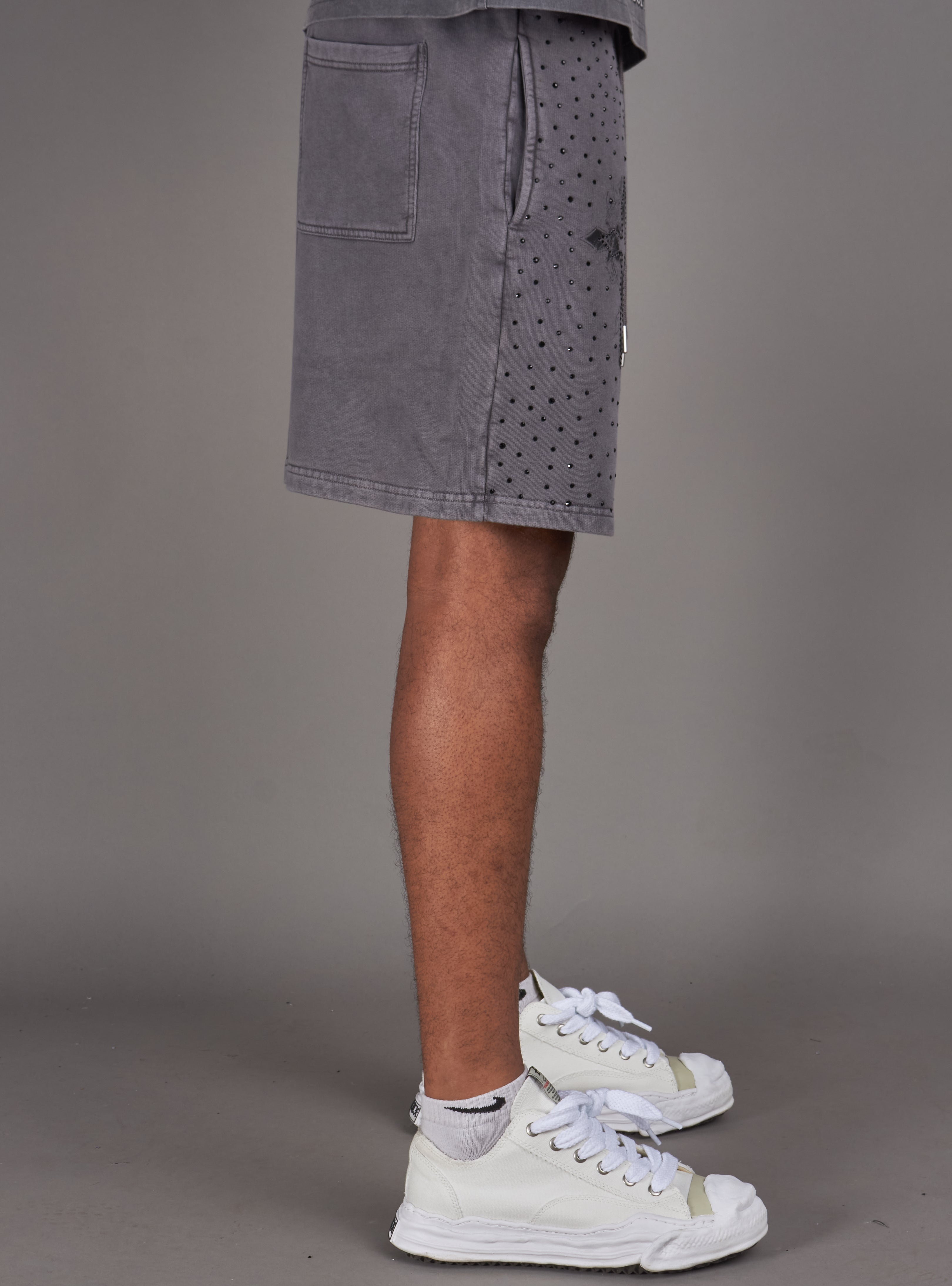 Nme Shorts - Arvin - Grey Wash  - 870