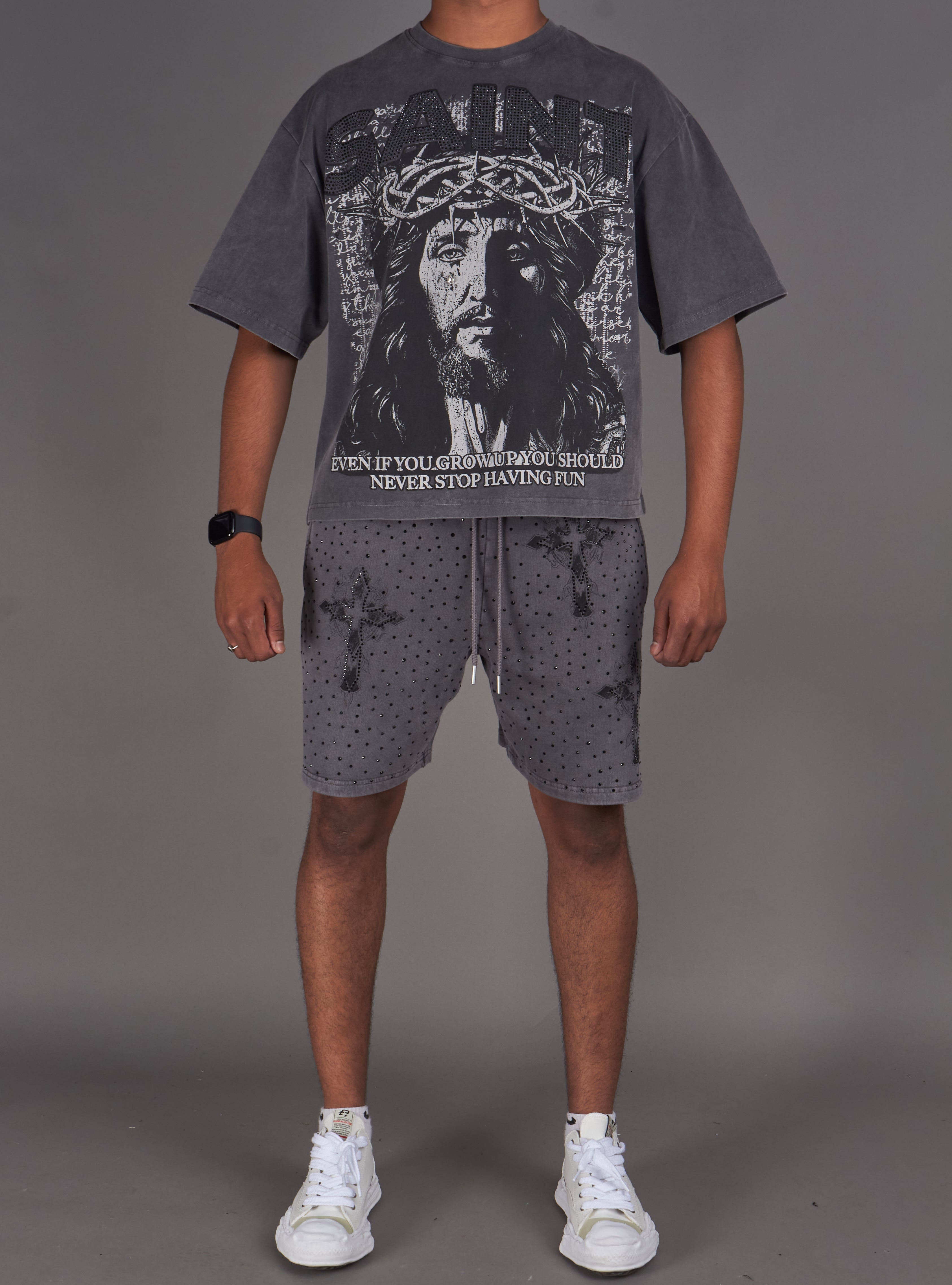 NME T-Shirt - Cole - Grey - 436