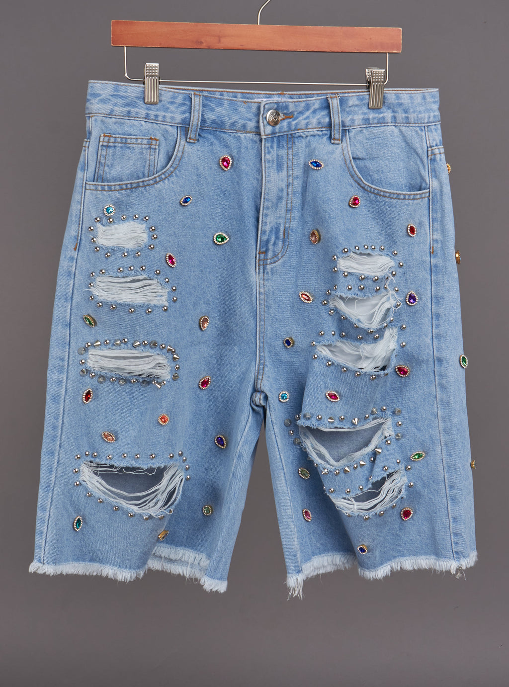 NME Shorts - Larry - Light Blue - 003