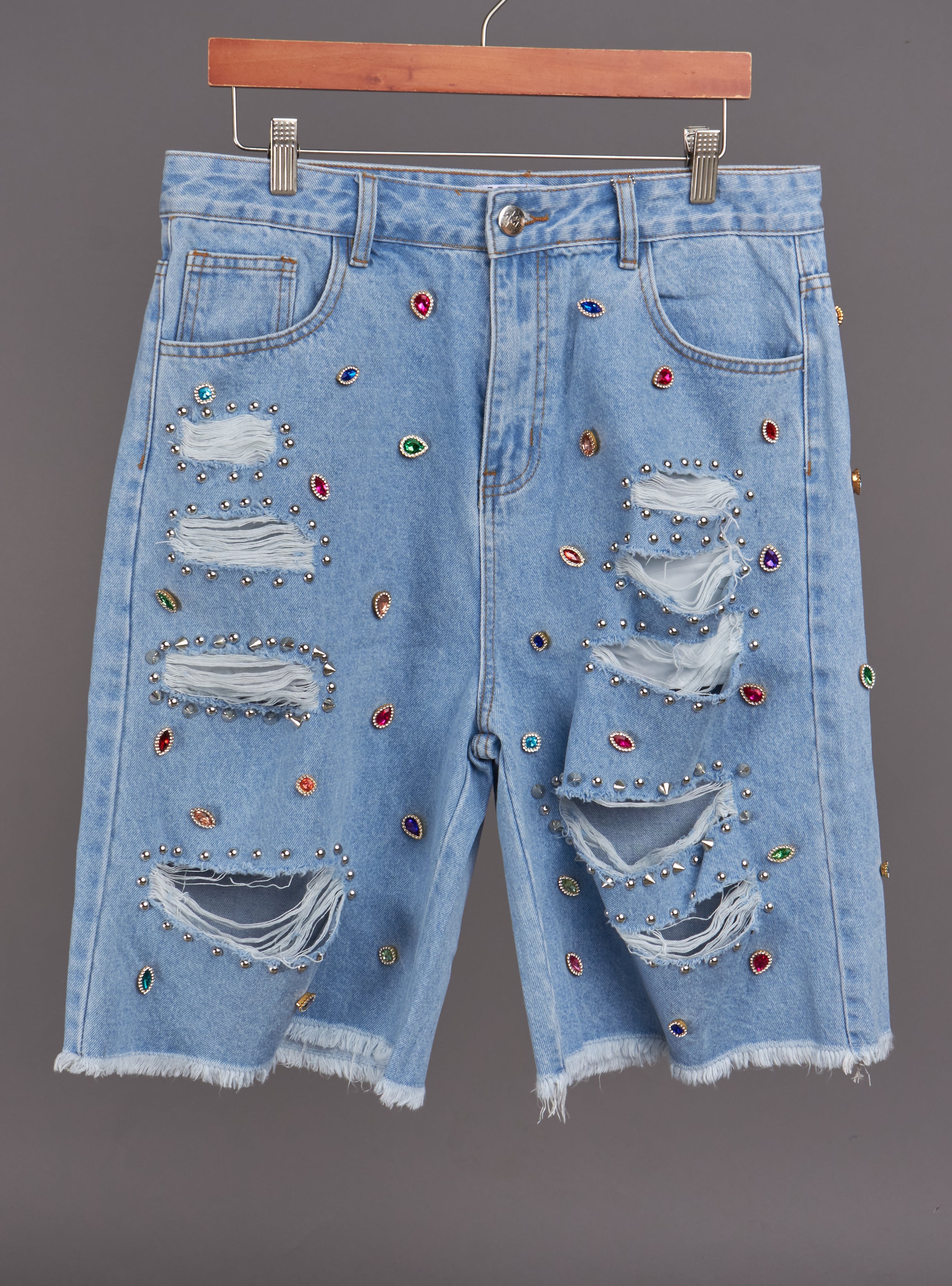 NME Shorts - Larry - Light Blue - 003