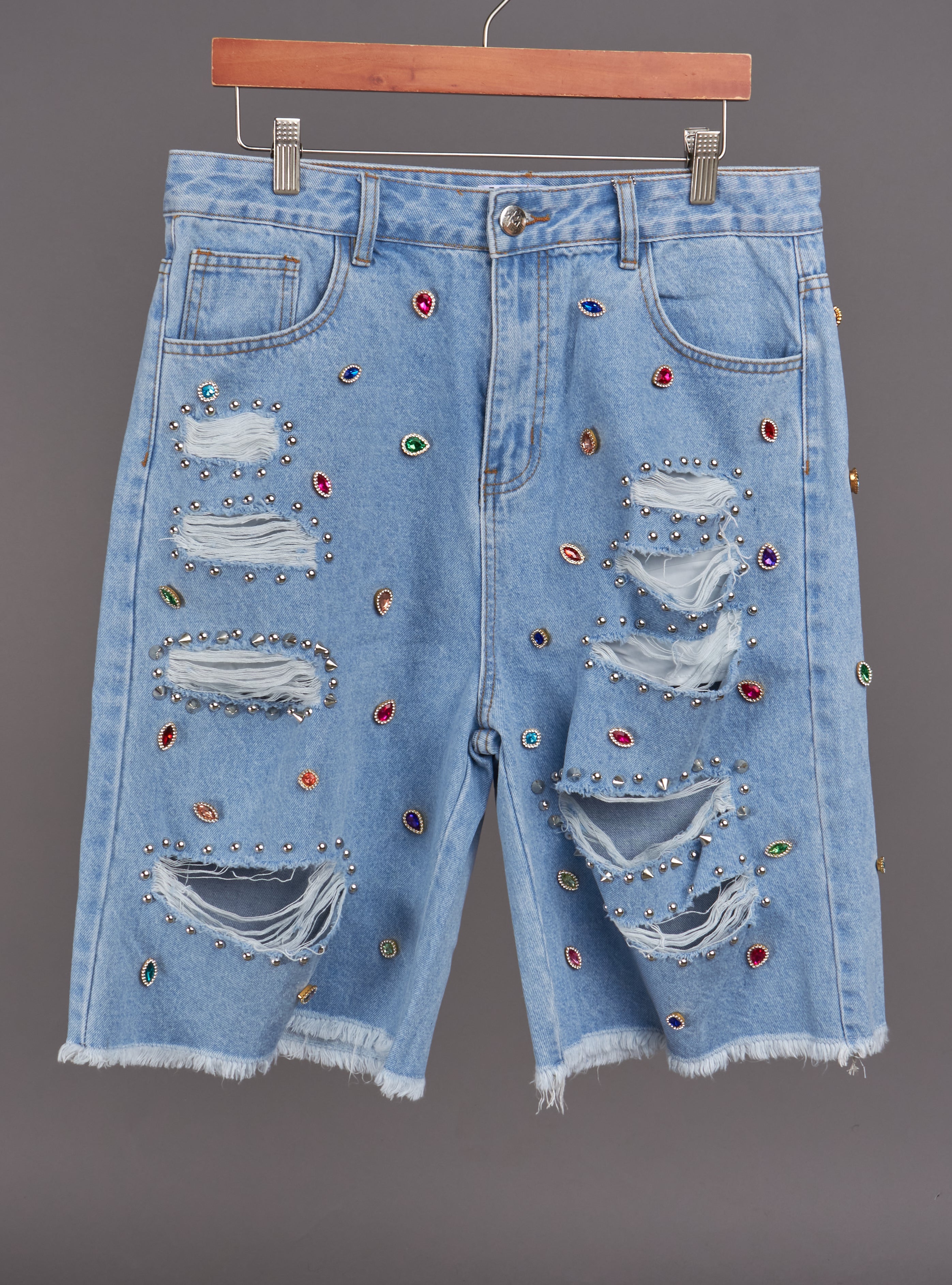 NME Shorts - Larry - Light Blue - 003