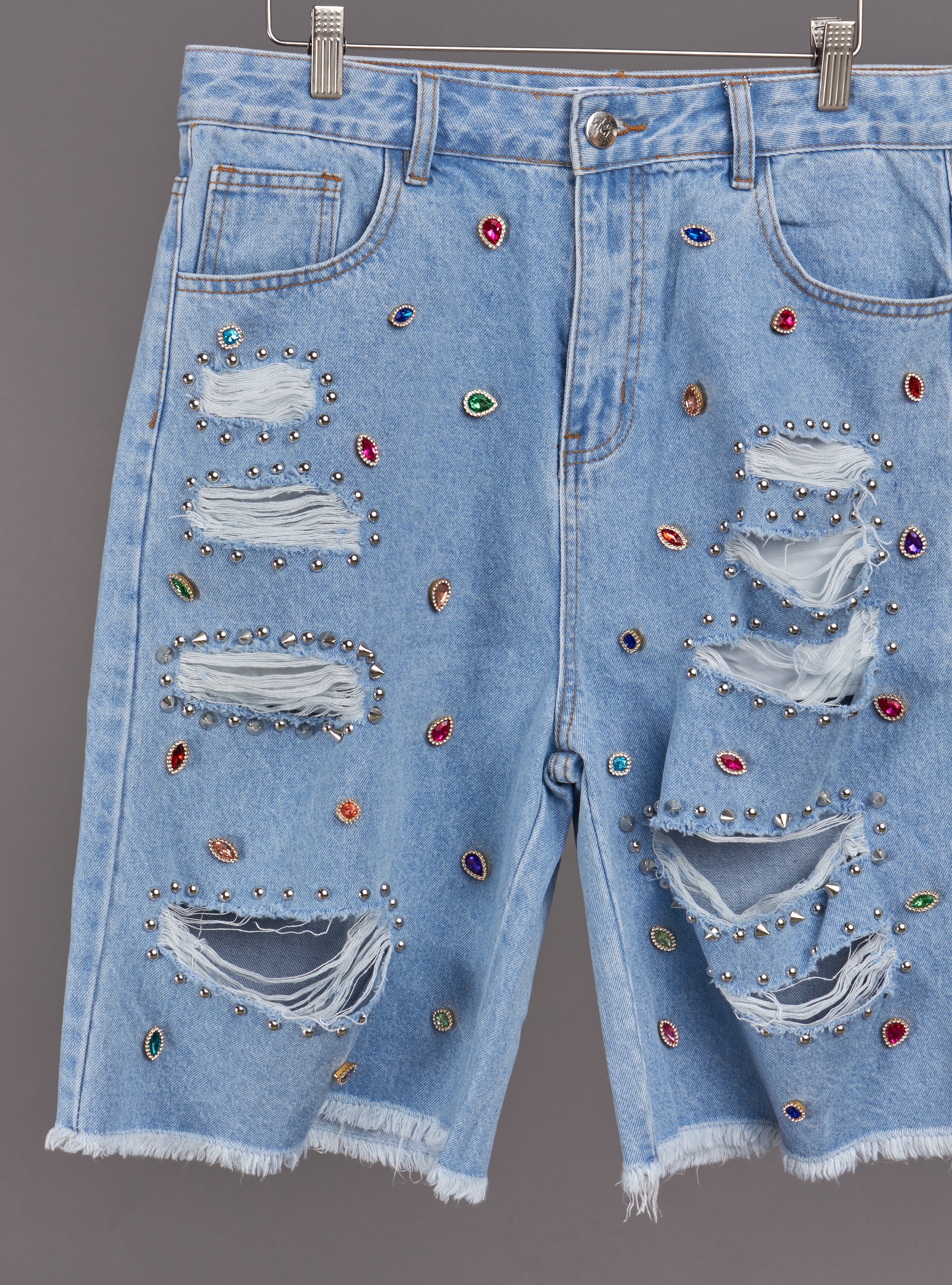 NME Shorts - Larry - Light Blue - 003