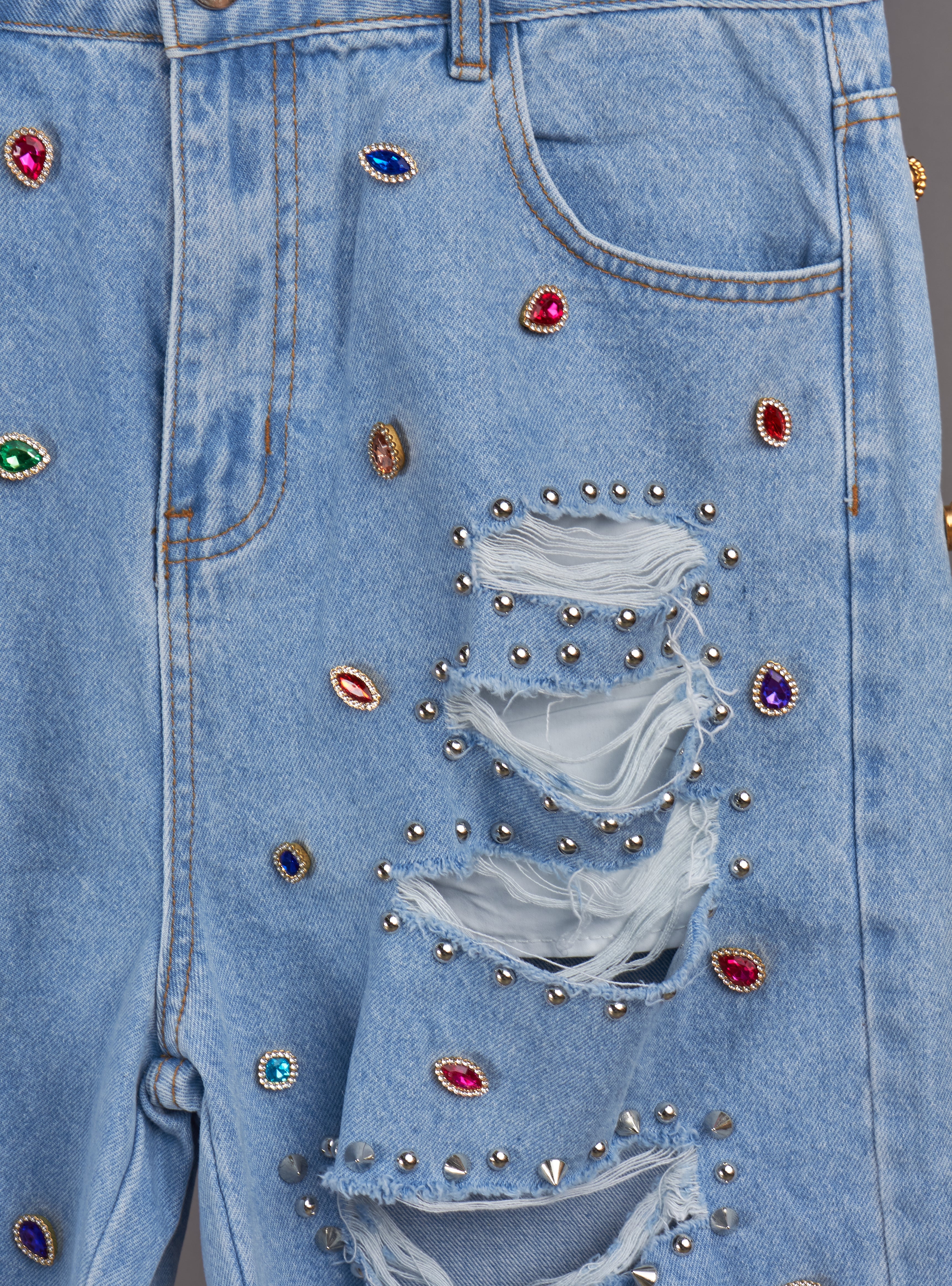 NME Shorts - Larry - Light Blue - 003