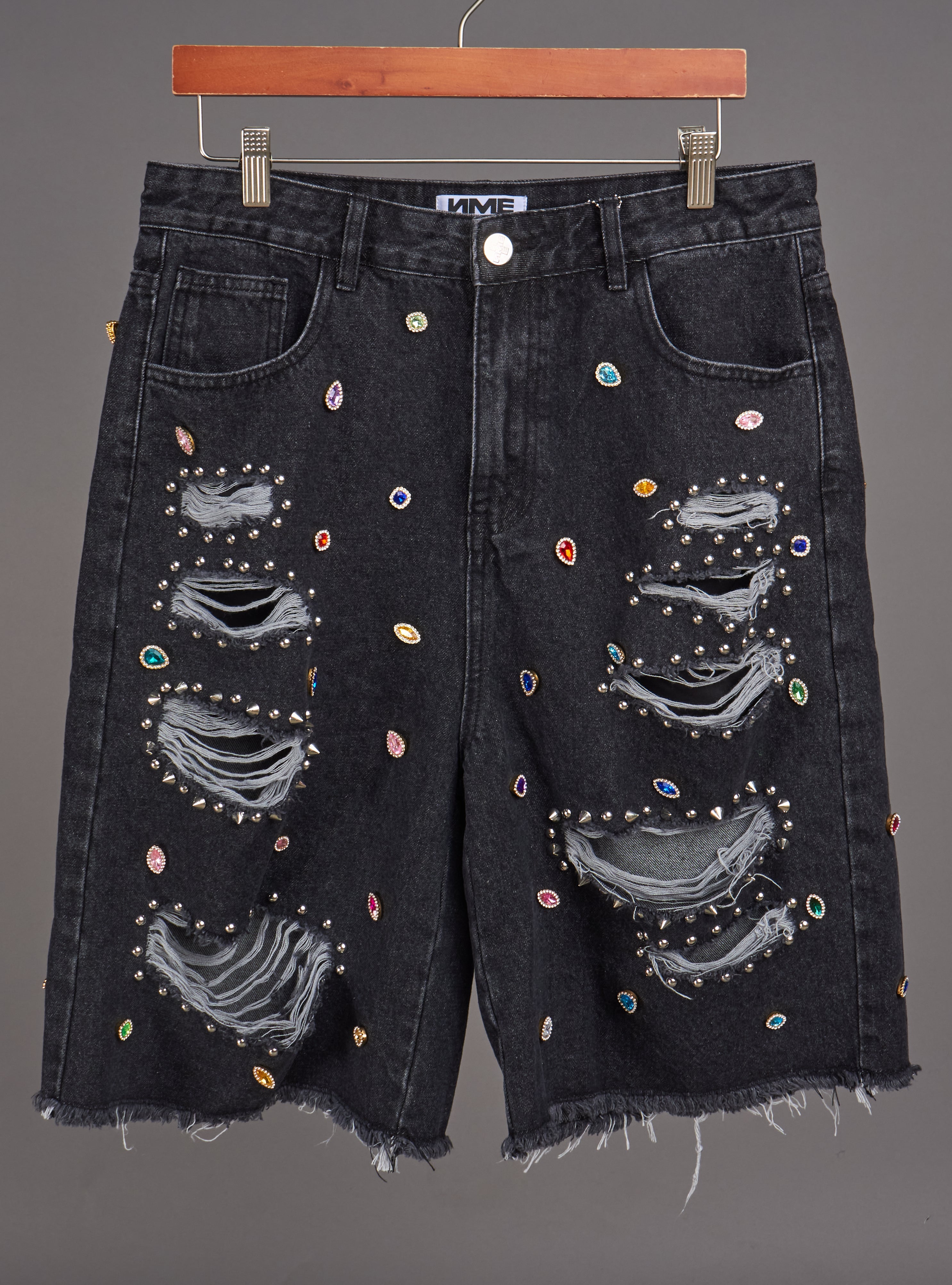 NME Shorts - Larry - Dark Grey - 002