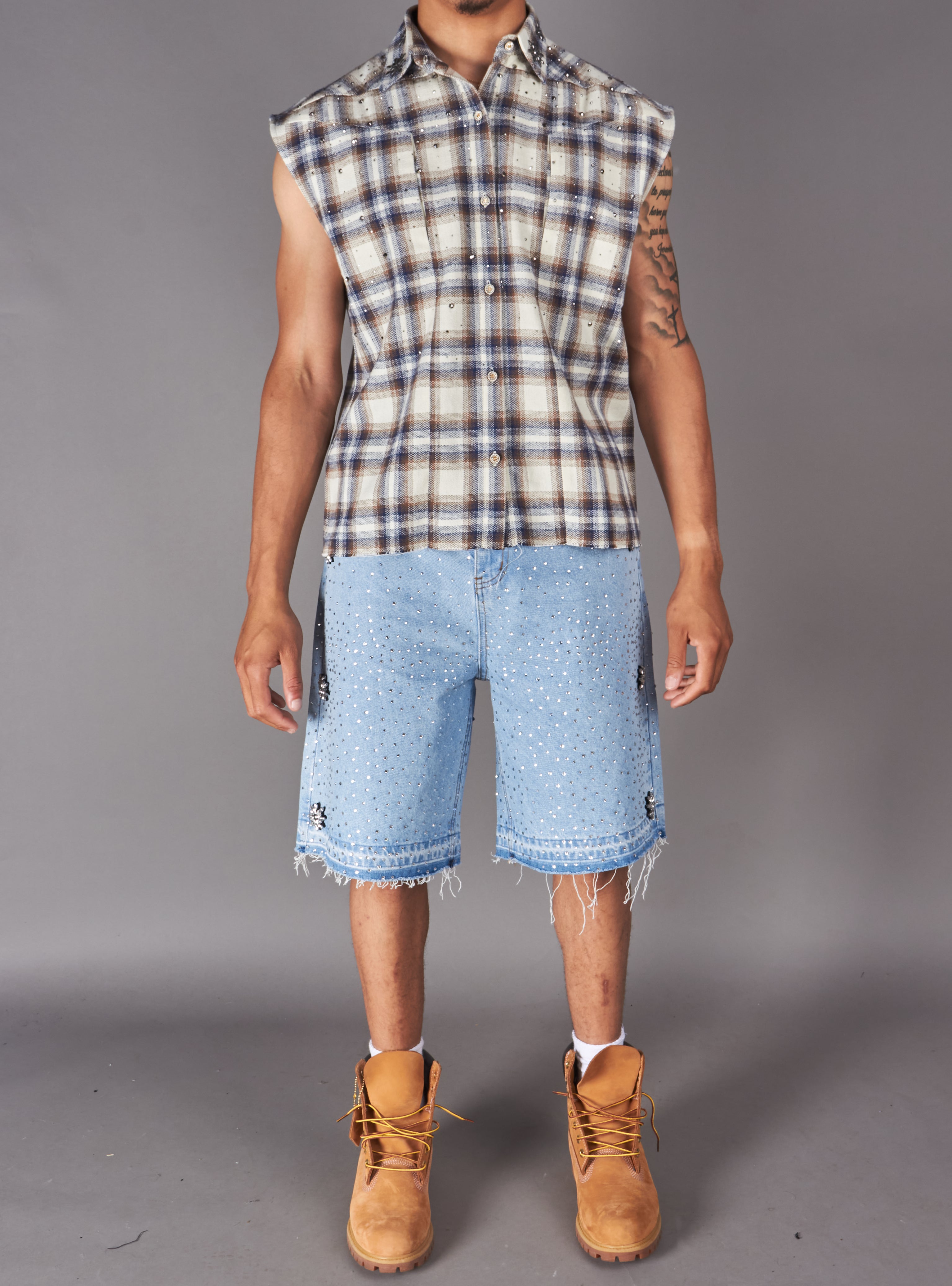 Politics Shorts - Cosmo - Light Blue - 346