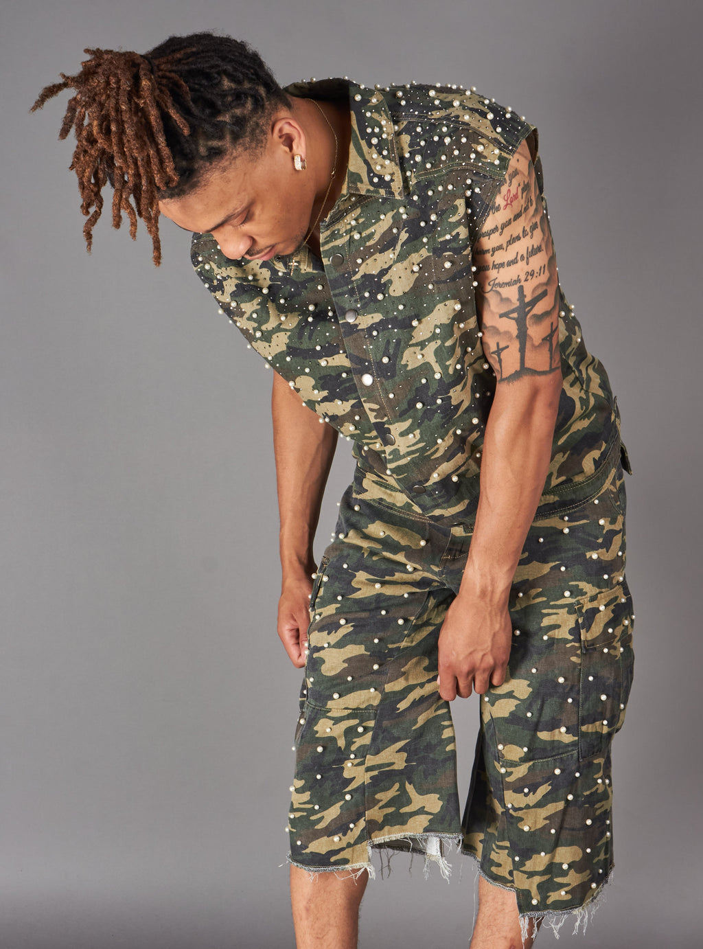 Politics Shorts - Beavis - Green Khaki Camo - 356