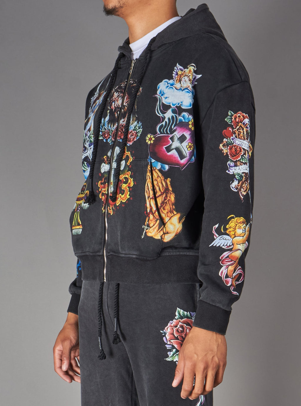 Politics Hoodie - Nivin - Black - 338