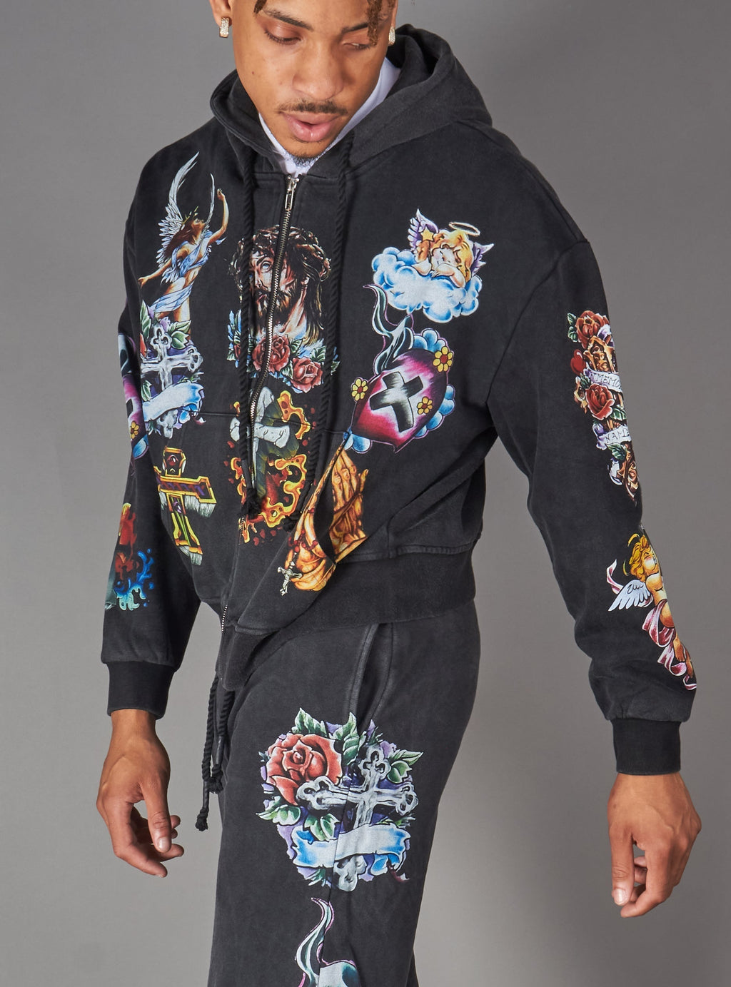 Politics Hoodie - Nivin - Black - 338