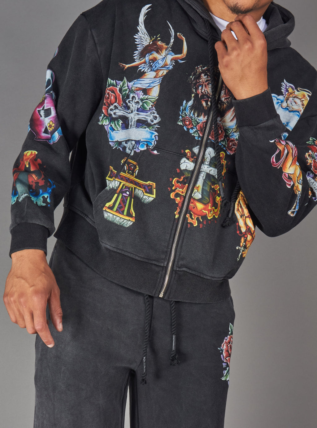 Politics Hoodie - Nivin - Black - 338