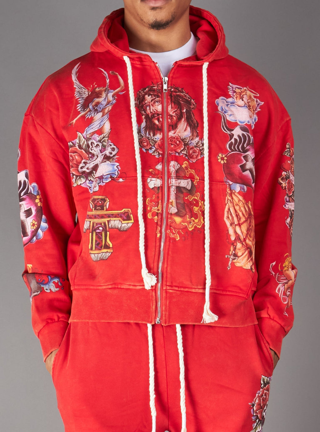 Politics Hoodie - Nivin - Jujube Red - 339