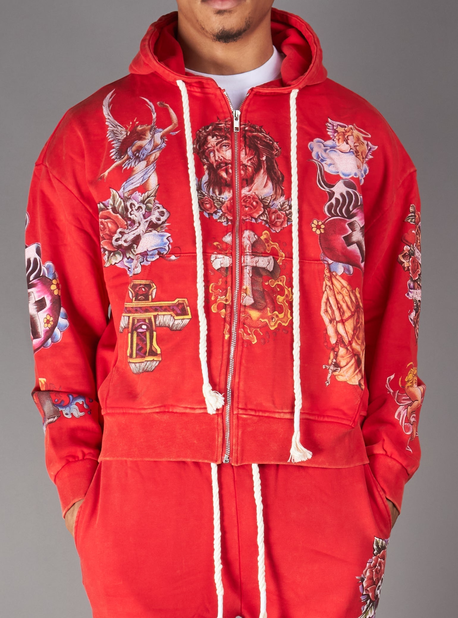 Politics Hoodie - Nivin - Jujube Red - 339