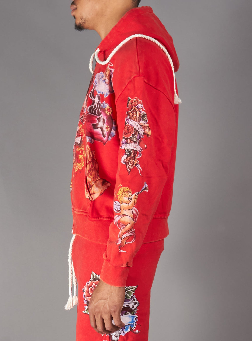 Politics Hoodie - Nivin - Jujube Red - 339