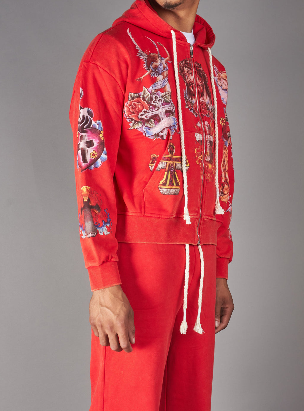 Politics Hoodie - Nivin - Jujube Red - 339