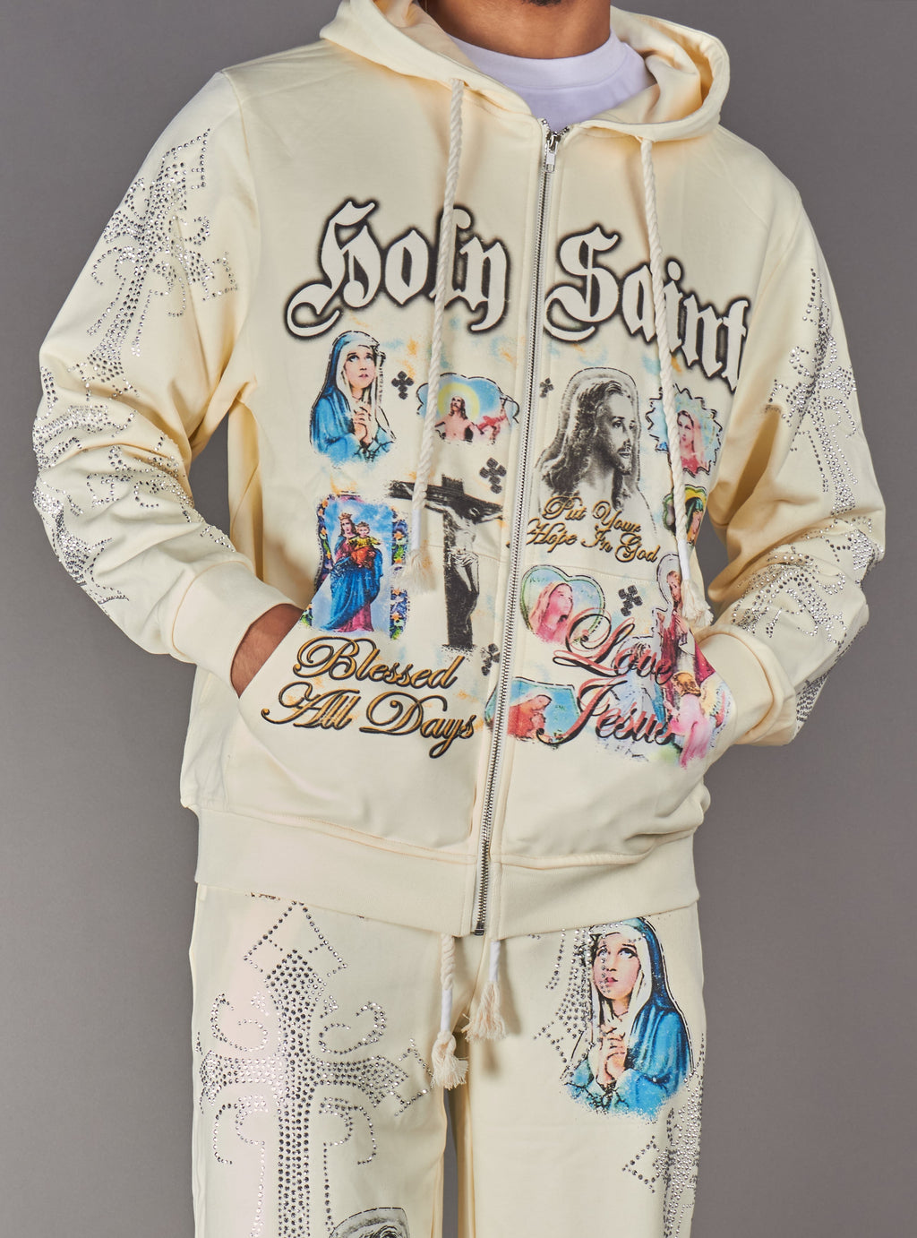 NME Hoodie - Yorin - Beige - 052