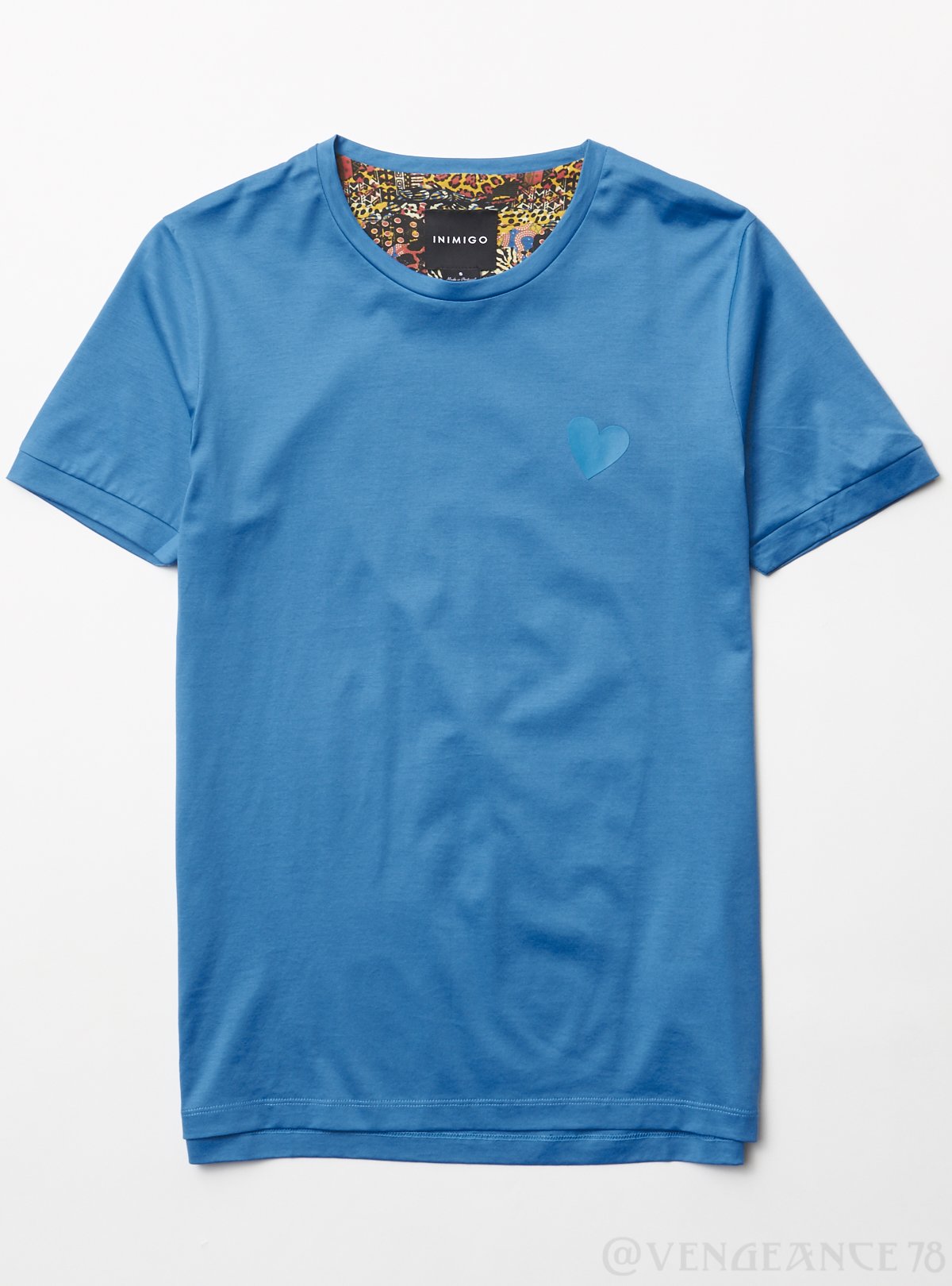 Inimigo T-Shirt - Heart - Blue - ITS4102