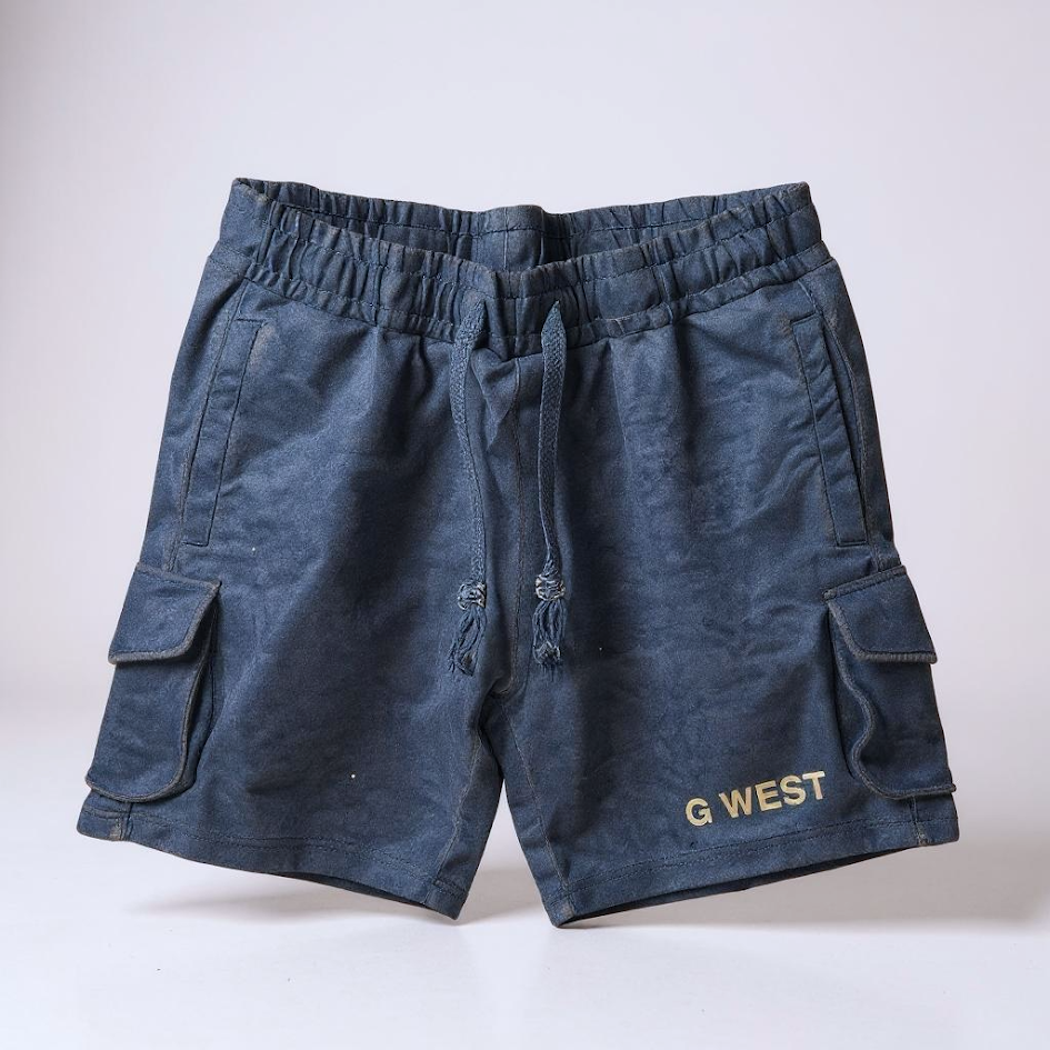 G West Shorts -  World Tour - Navy Oil Wash - GWRHSLSET5017