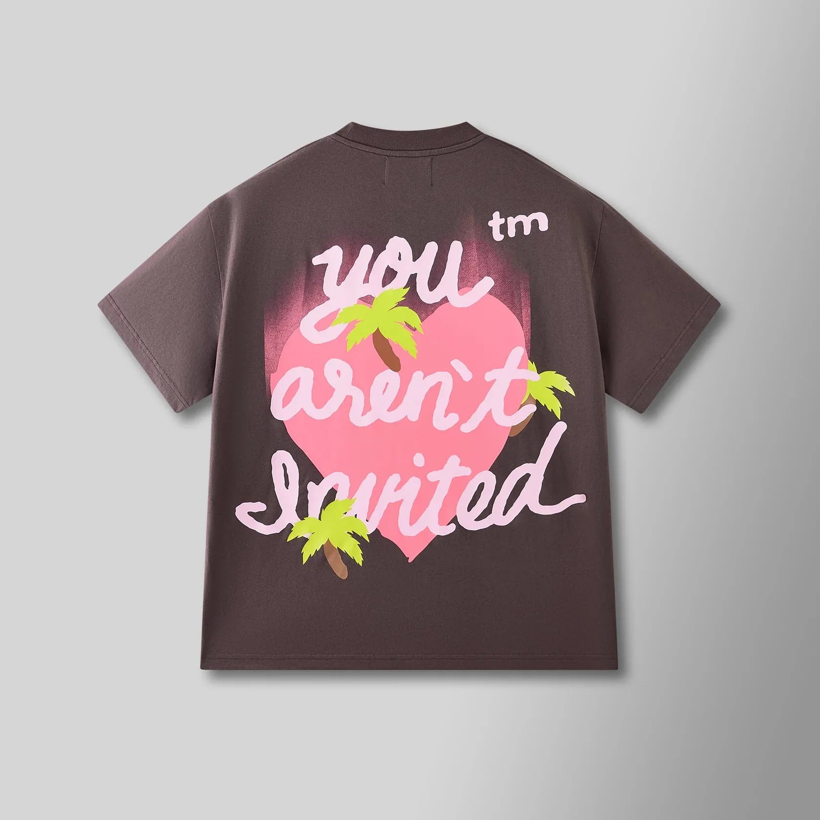 Hyde Park T-Shirt - Stained Heart Tee - Brown