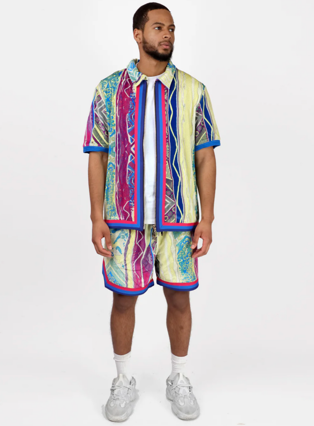 Coogi Jacket - Lamu Printed Velvet - Multi - CG-KT-181