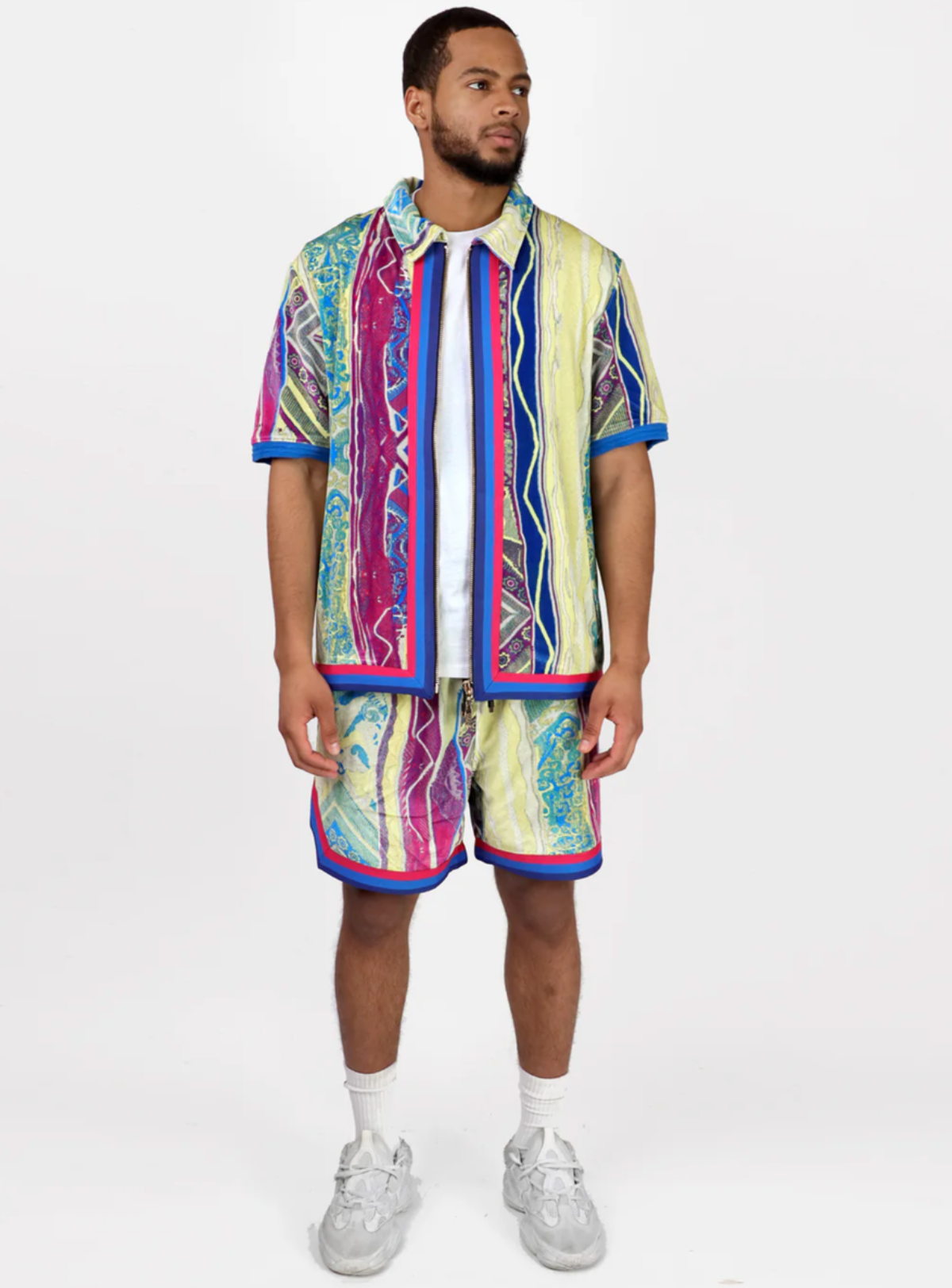 Coogi Jacket - Lamu Printed Velvet - Multi - CG-KT-181