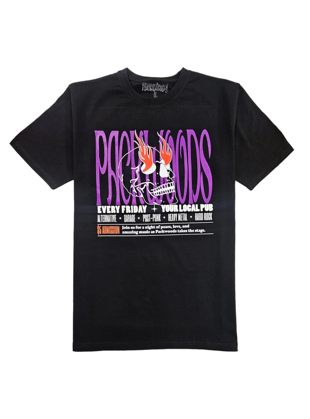 Packwood T-Shirt - Mystic Rock - Black