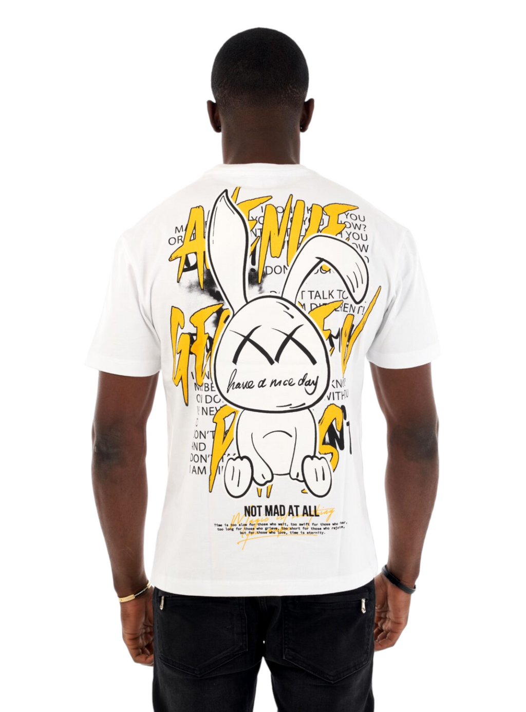 George V T-Shirt - Dead Bunny  - White - GV2560
